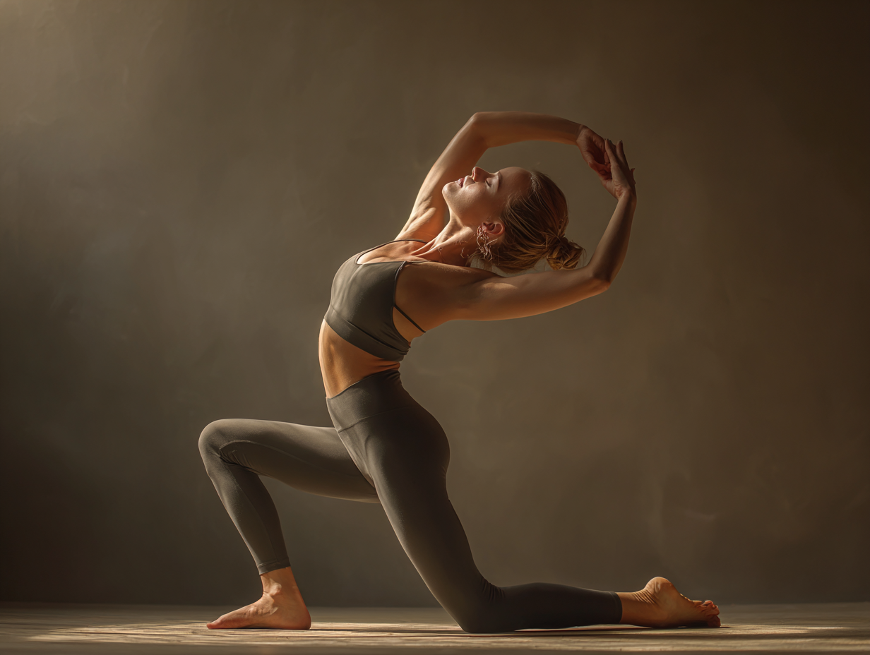 Інструктор йоги демонструє правильну техніку